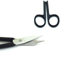 Cuticle Scissor Black 10 cm