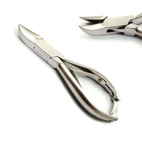 Nail Side Cutter Plain Handle Curved End 14cm