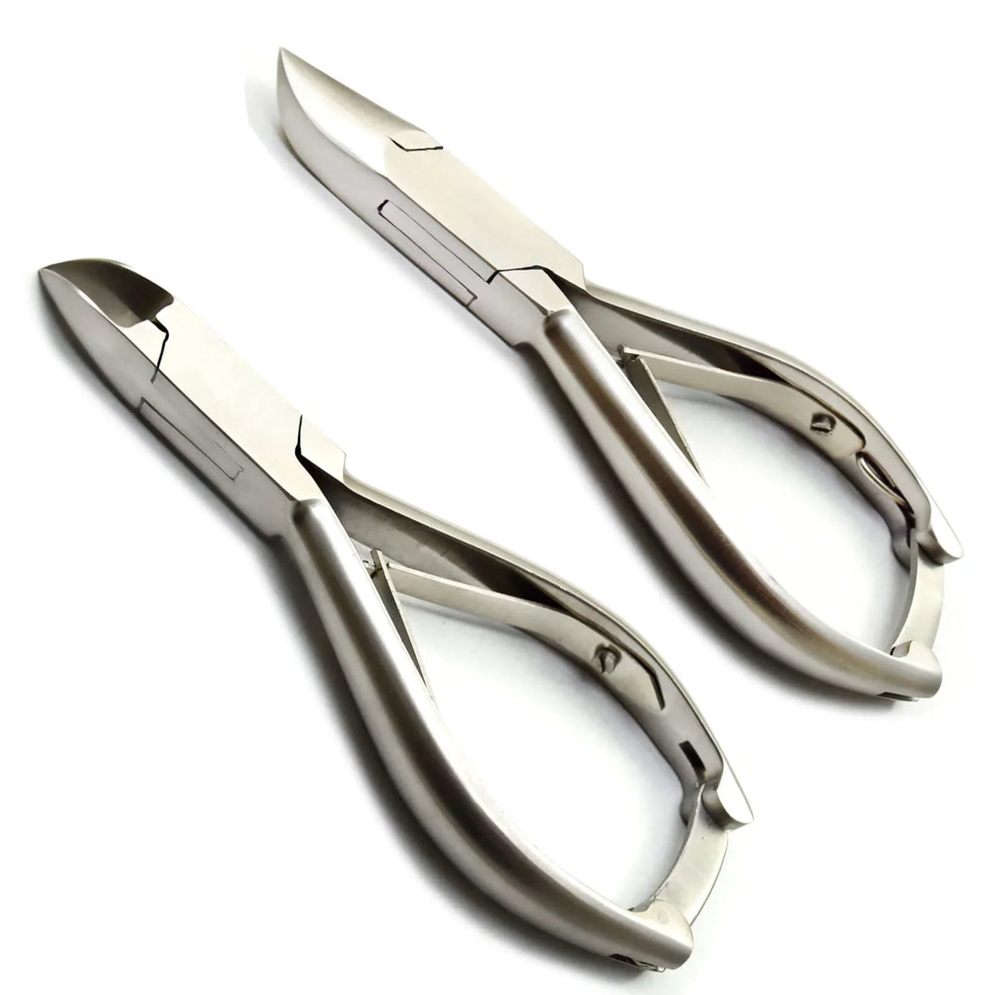 Nail Side Cutter Plain Handle Curved End 14cm