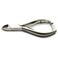 Nail Side Cutter Plain Handle Curved End 14cm