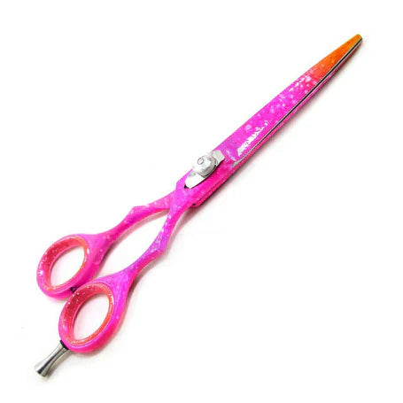 Pink Barber Scissor Left Handed 6.5"